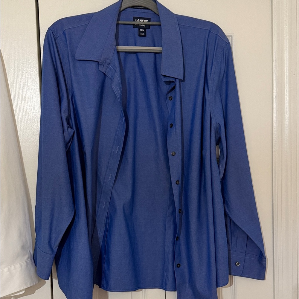 Women’s Lands End button down No Iron Oxford.  New, washed but never worn